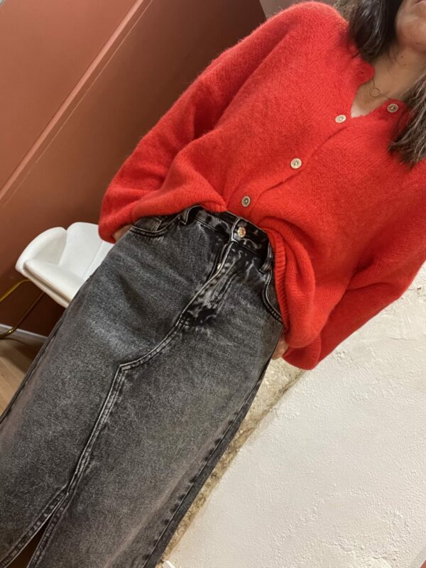 Jupe NAELLE en jean gris – Image 3
