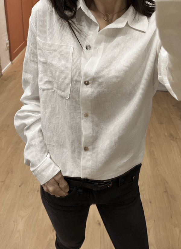 Chemise NINA blanche – Image 4