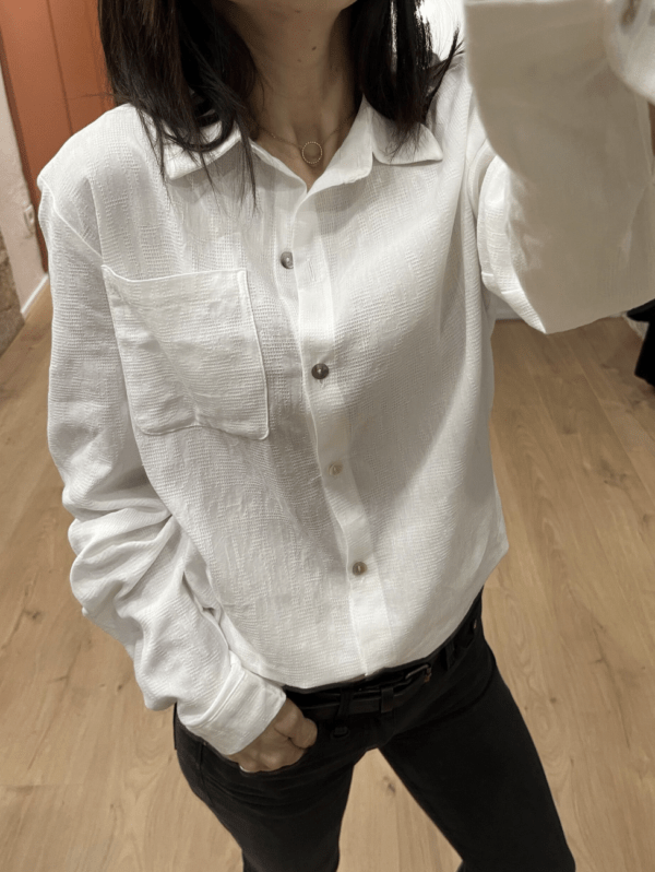 Chemise NINA blanche – Image 3