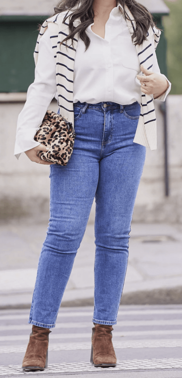 Jeans curvy CLARA denim