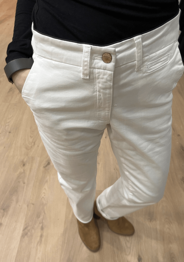 Chino BETSY Blanc Optique – Image 4