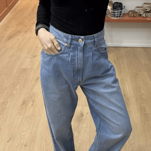 Jeans carrot fit NOHA denim clair