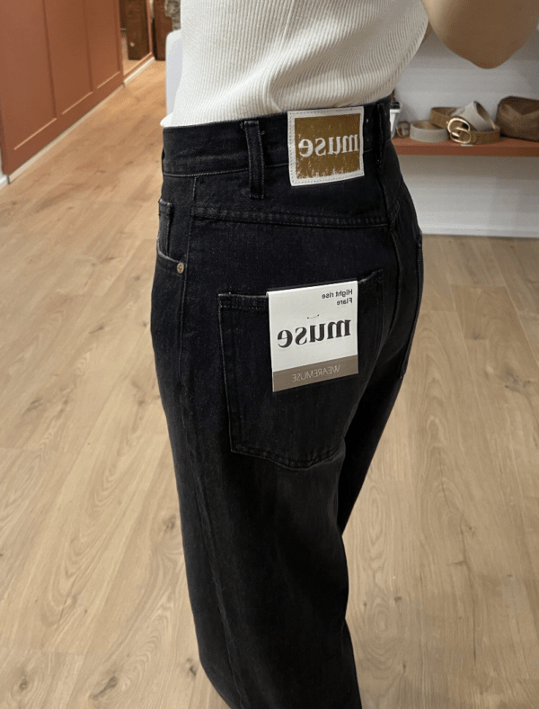 Jeans high flare KELLY noir – Image 4