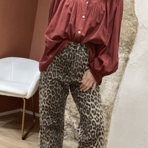 Chemise ALBANE bordeaux - Taille Unique
