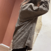 Chemise à carreaux LAURINE marron – Image 3