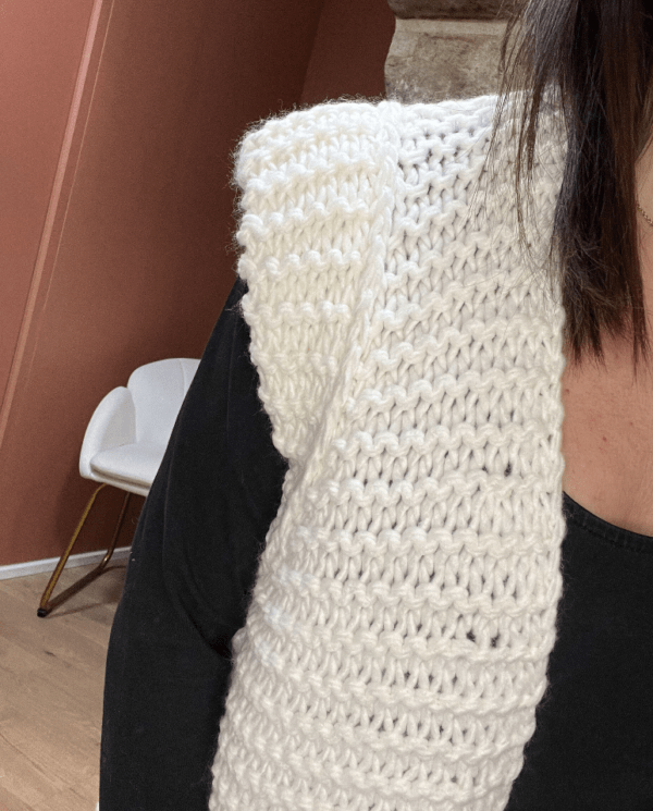 Gilet sans manches NESTOR ivoire - Taille Unique – Image 2