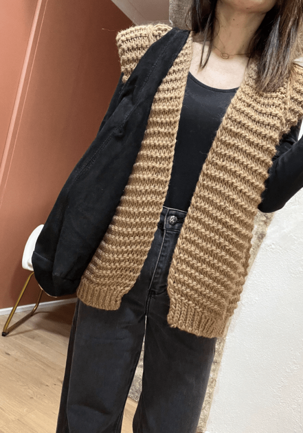 Sac en suede VICTORIA noir – Image 2