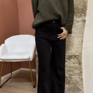 Jean wide GASPARETTE noir