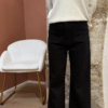 Jean wide GASPARETTE noir – Image 2