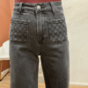Jean flare LOUISE gris – Image 3
