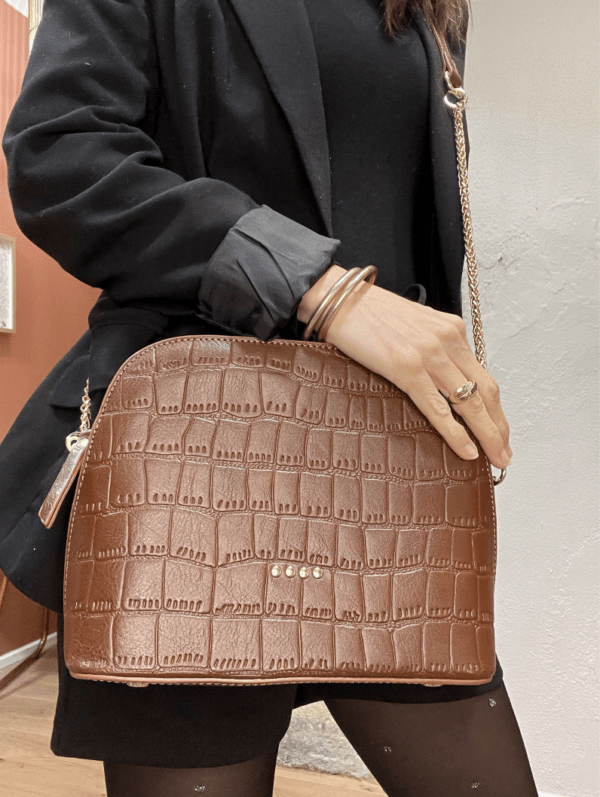 Sac en cuir MILO cognac – Image 3