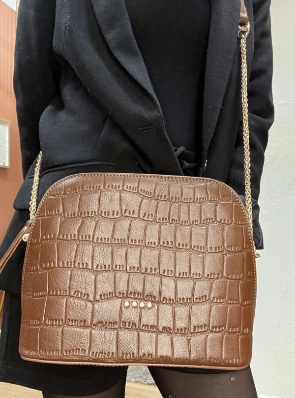 Sac en cuir MILO cognac – Image 2