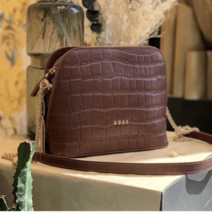 Sac en cuir MILO cognac