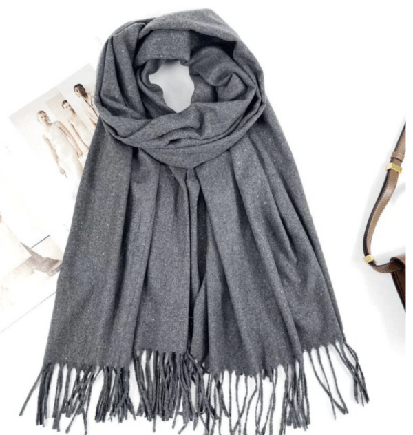 Écharpe à strass TAYLOR gris