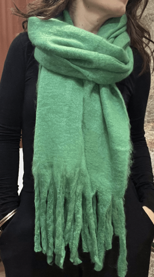 Écharpe rectangulaire élégante YSÉE vert – Image 2