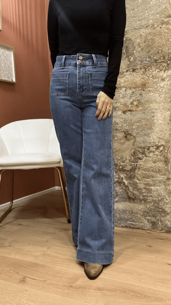 Jean Flare ELENETTE denim – Image 2
