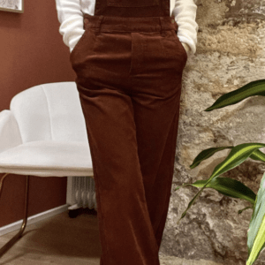 Salopette velours MARLA camel