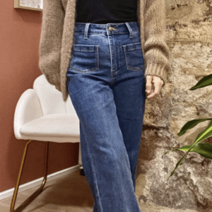Jean wide GASPARETTE denim