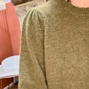 Pull en Alpaga et Laine EDOUARD kaki