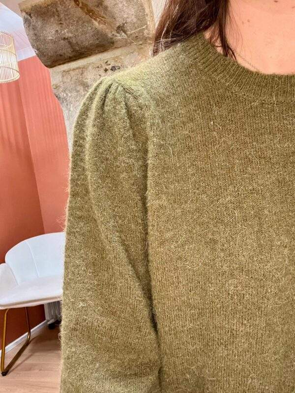 Pull en Alpaga et Laine EDOUARD kaki