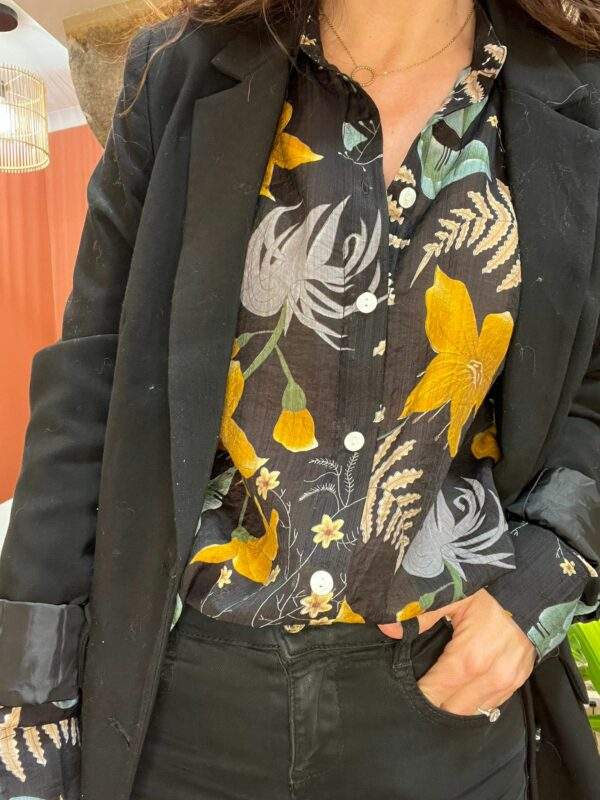 Chemise à manches longues avec imprimé floral VAIANA – Image 4