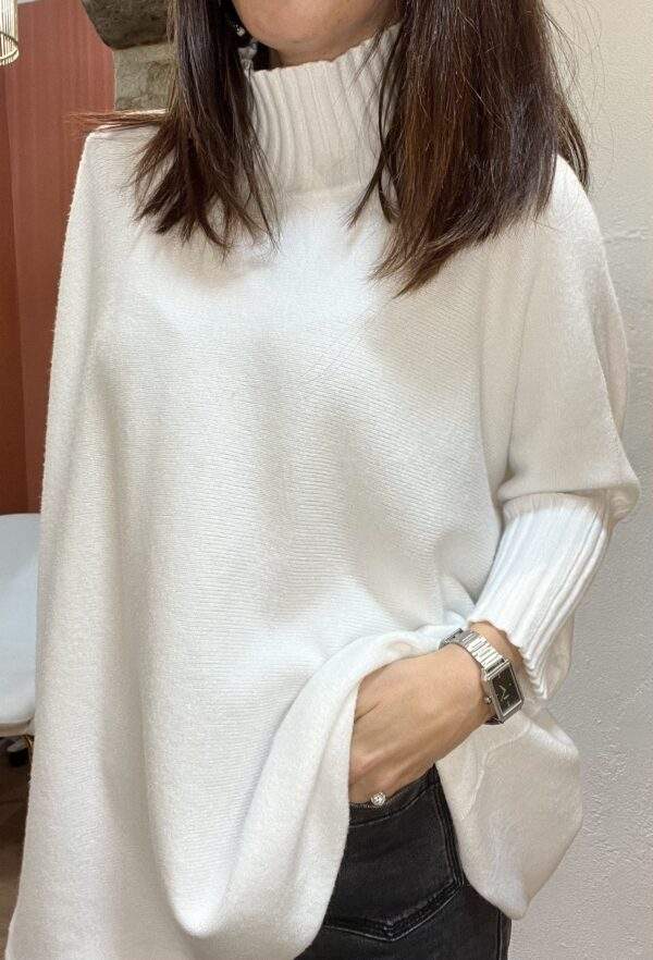 Pull confort ANDREA blanc - Taille Unique – Image 2