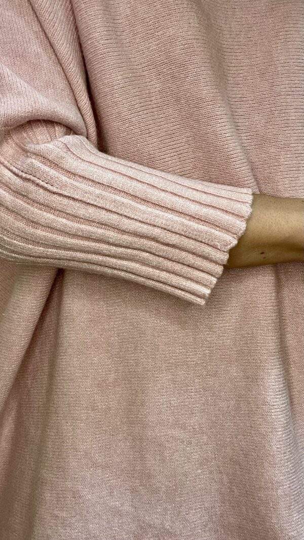 Pull confort ANDREA rose - Taille Unique – Image 3