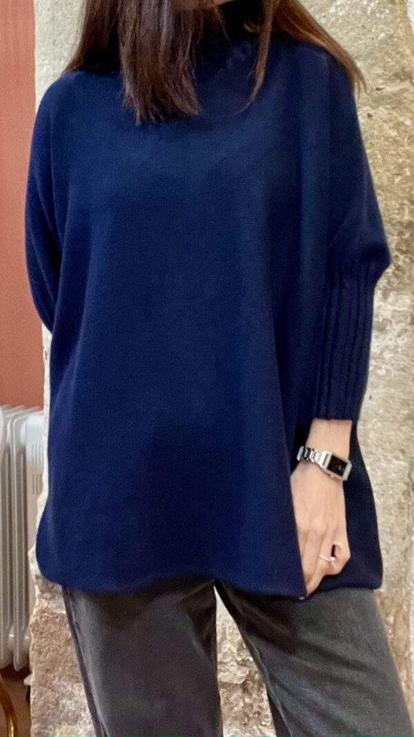 Pull confort ANDREA bleu marine - Taille Unique – Image 3