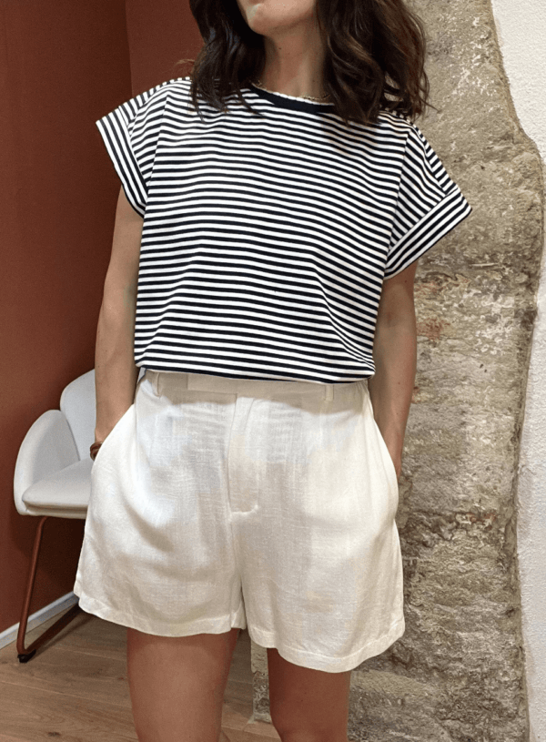 T-shirt LÉOPOLD marinière – Image 2
