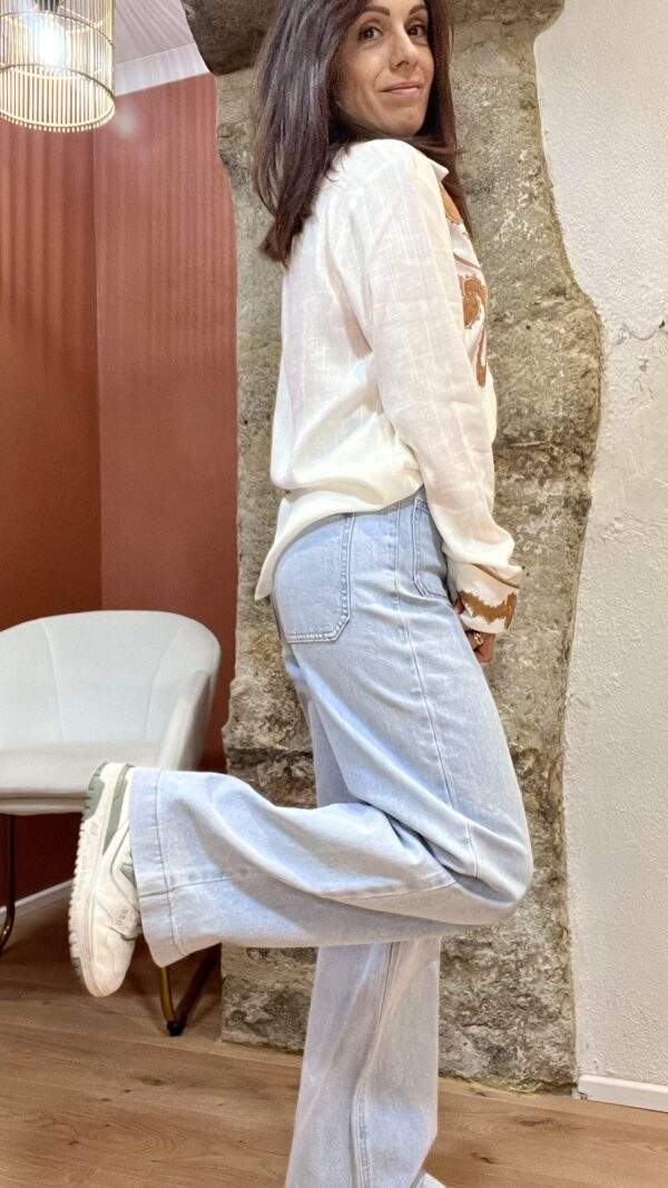 Jean VIOLETTE denim clair – Image 5