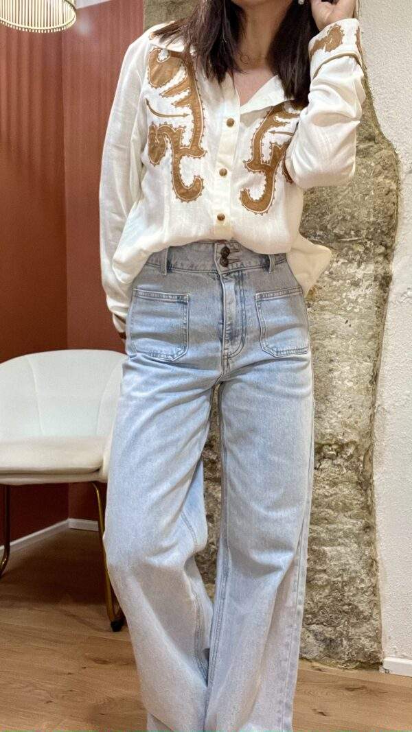 Jean VIOLETTE denim clair – Image 7