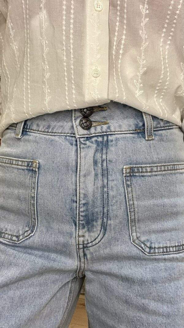 Jean VIOLETTE denim clair – Image 2