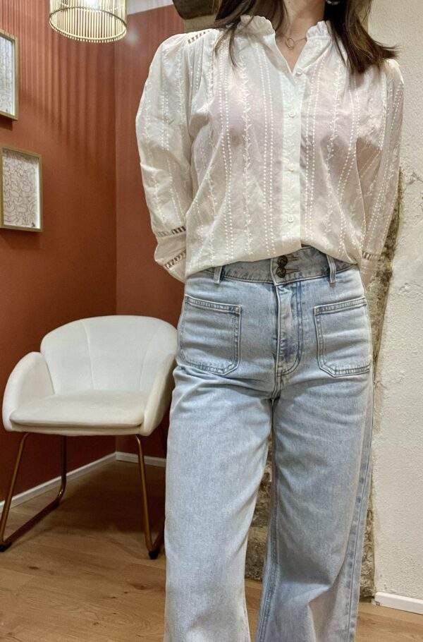 Jean VIOLETTE denim clair – Image 3