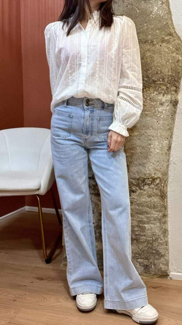Jean VIOLETTE denim clair – Image 4