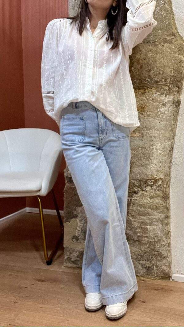 Jean VIOLETTE denim clair