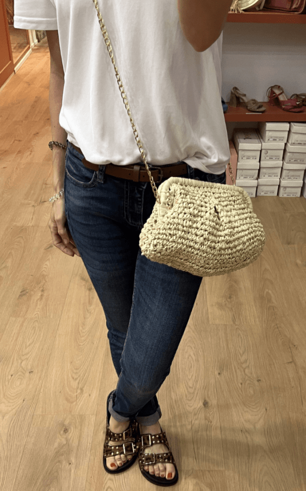 Pochette RUBY – Petit Modèle - Beige Naturel