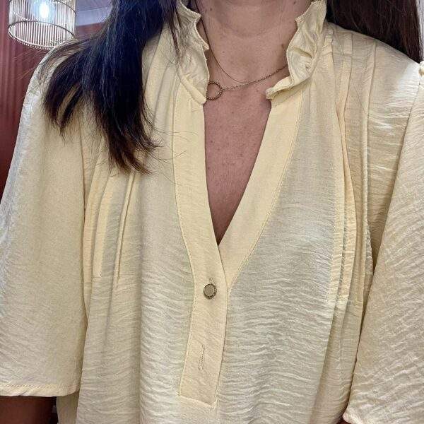 Blouse jaune BIRDY – Élégance légère et féminine – Image 3