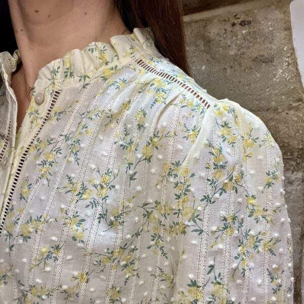 Chemise FLORE – Broderie florale texturée – Image 9