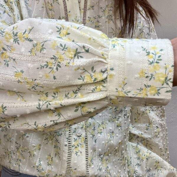 Chemise FLORE – Broderie florale texturée – Image 4