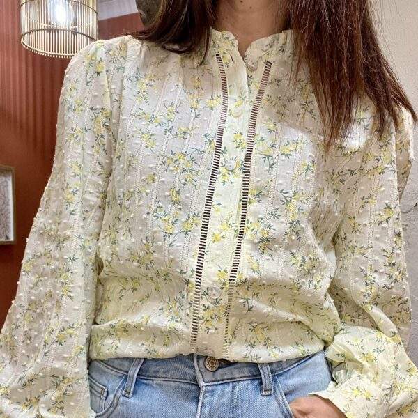 Chemise FLORE – Broderie florale texturée – Image 5