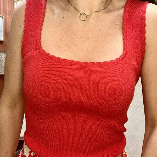Débardeur HILARIE – Rouge passion