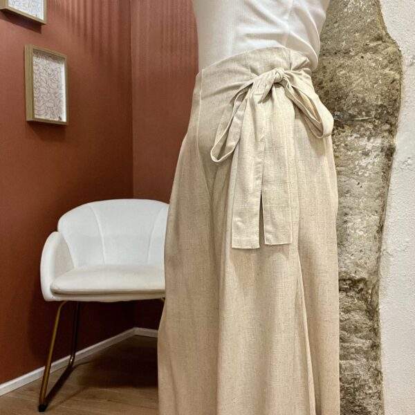 Pantalon fluide HARRY beige – Le basique doux et chic – Image 4