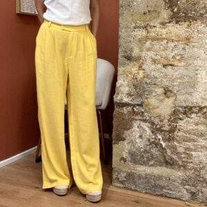 Pantalon fluide FELIX – Jaune mimosa