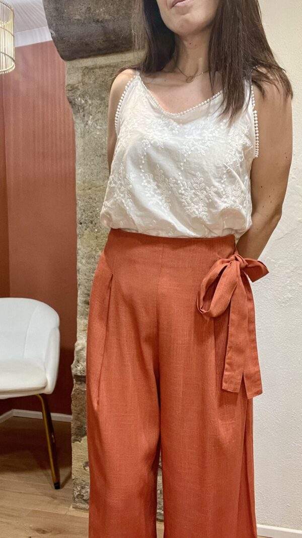 Pantalon fluide HARRY rouille – L’élégance décontractée – Image 4