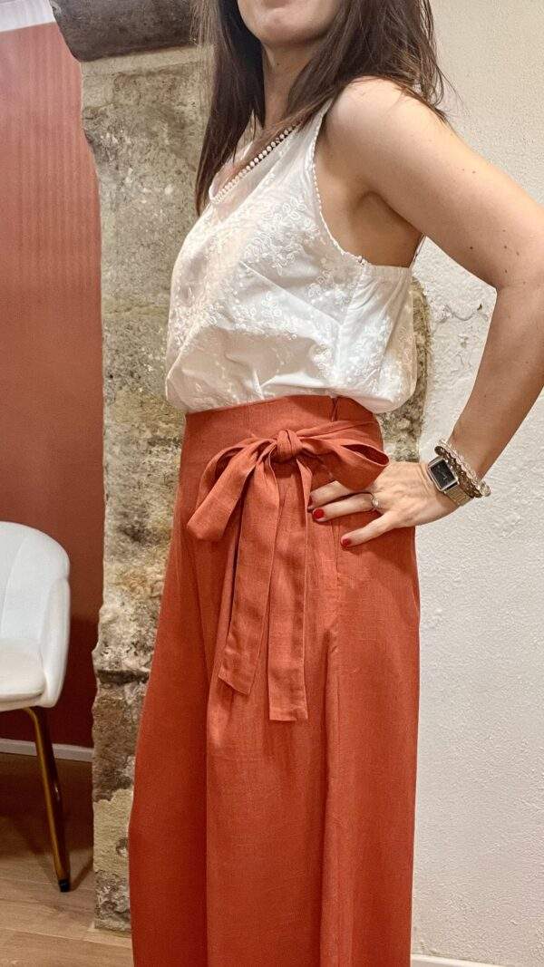Pantalon fluide HARRY rouille – L’élégance décontractée – Image 3