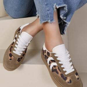 Sneakers LÉOPARD – Touche sauvage et urbaine