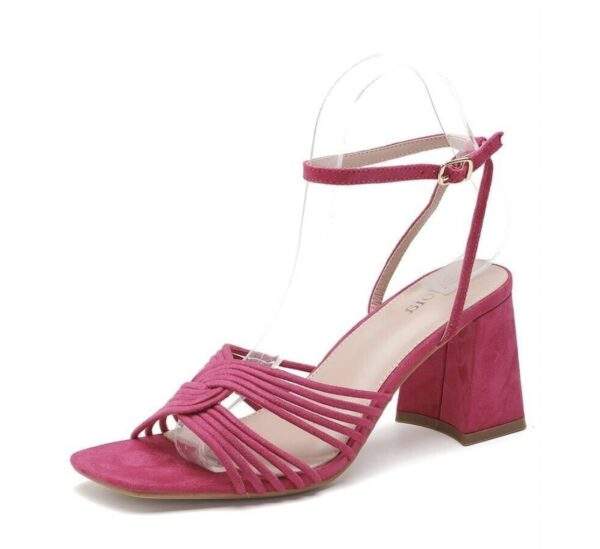 Sandales à talon CASSY – Fuchsia