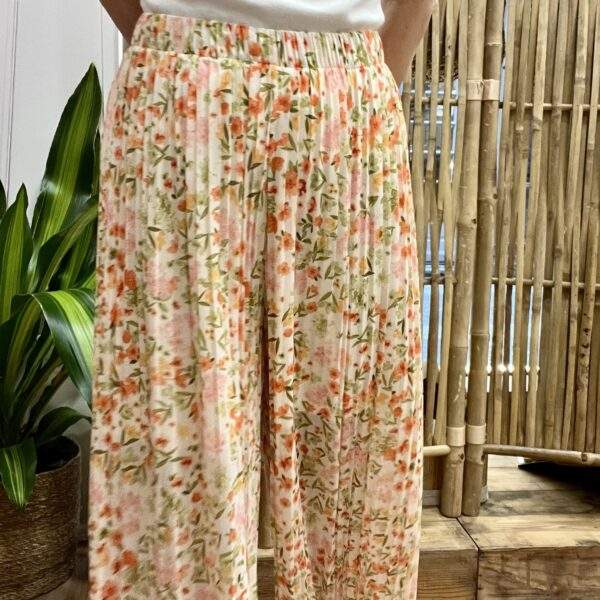 Pantalon fleuri GEORGIA – Taille unique – Image 3