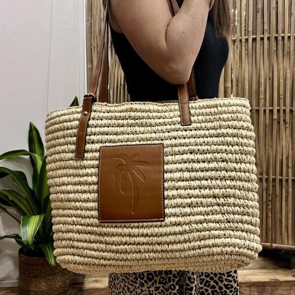 Panier Shopping en Paille – 100% Naturel – Image 2