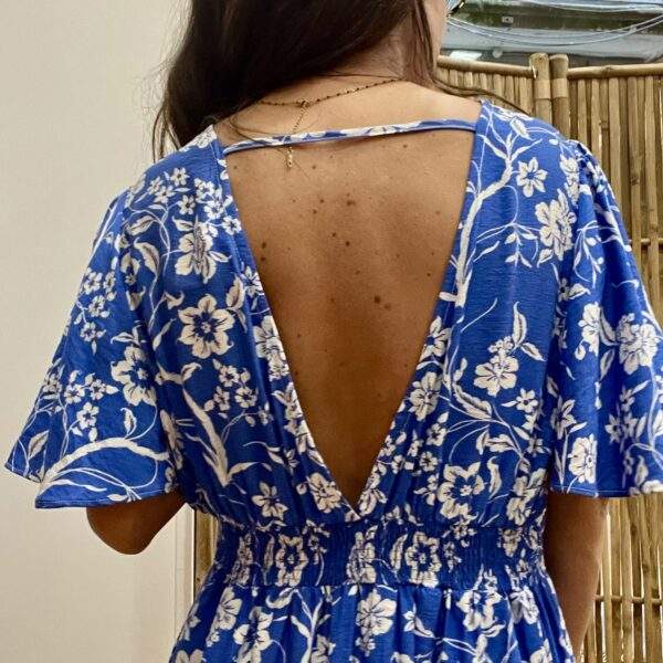 Robe courte CHIARA – Élégance florale & esprit du Sud – Image 10